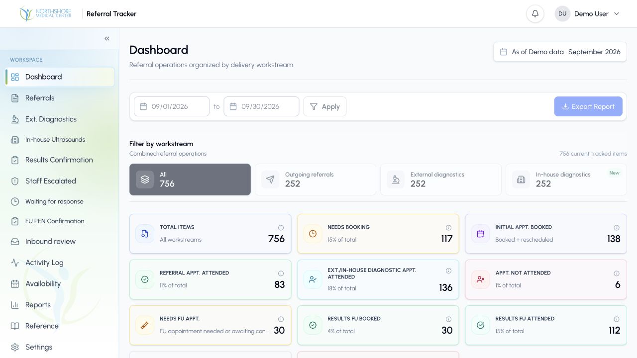 Auto-Referral App application screen 1
