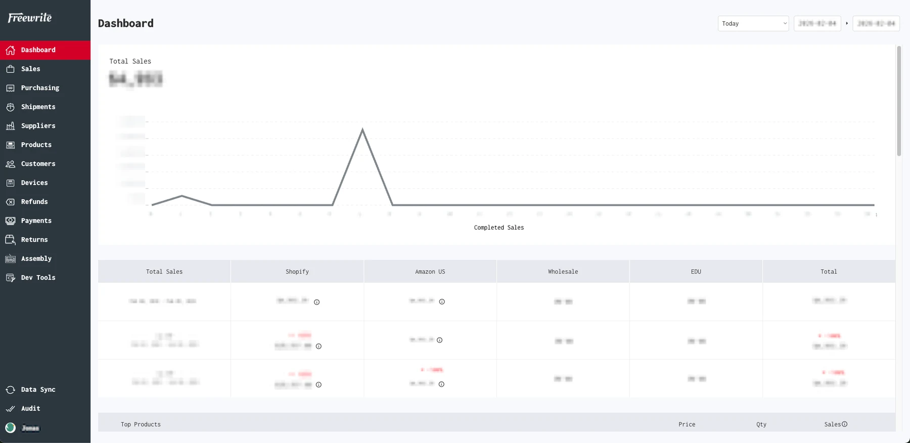 Super ERP application screen 1