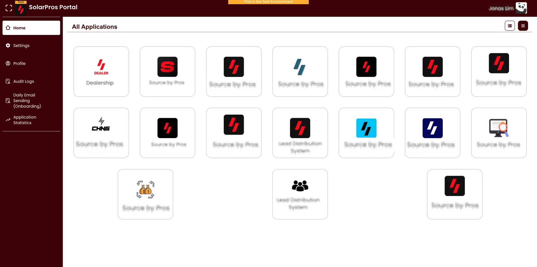 SolarPros application screen 2